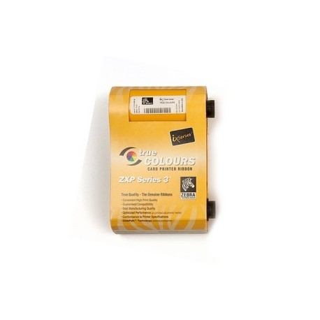 Zebra Nastro a colori 5 pannelli YMCKO (200 stampe) per Zebra ZXP Serie 3