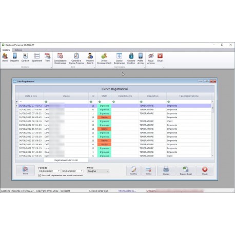 Software Scarico e Gestione